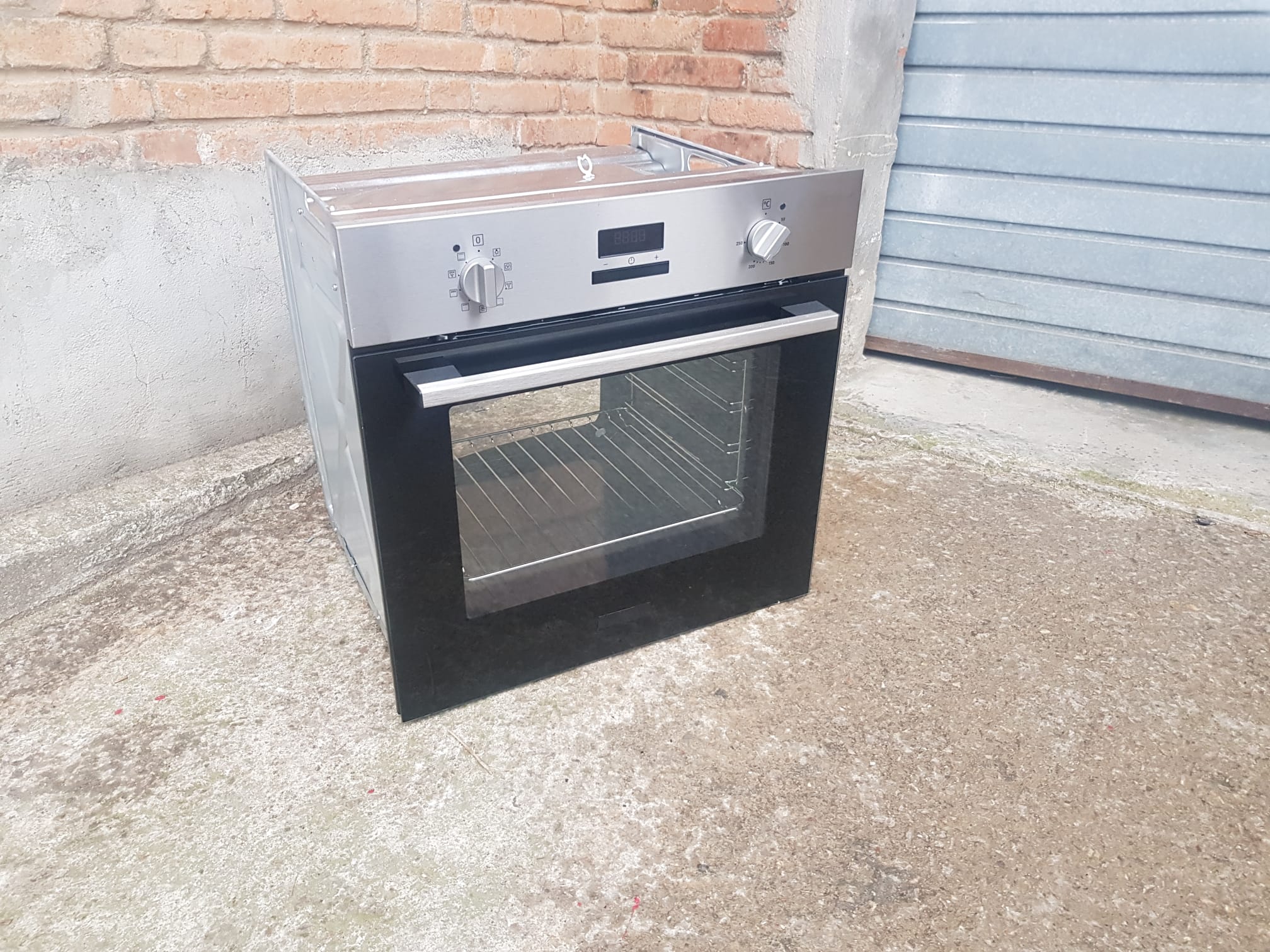 horno cocina parte posterior abierta 1u.